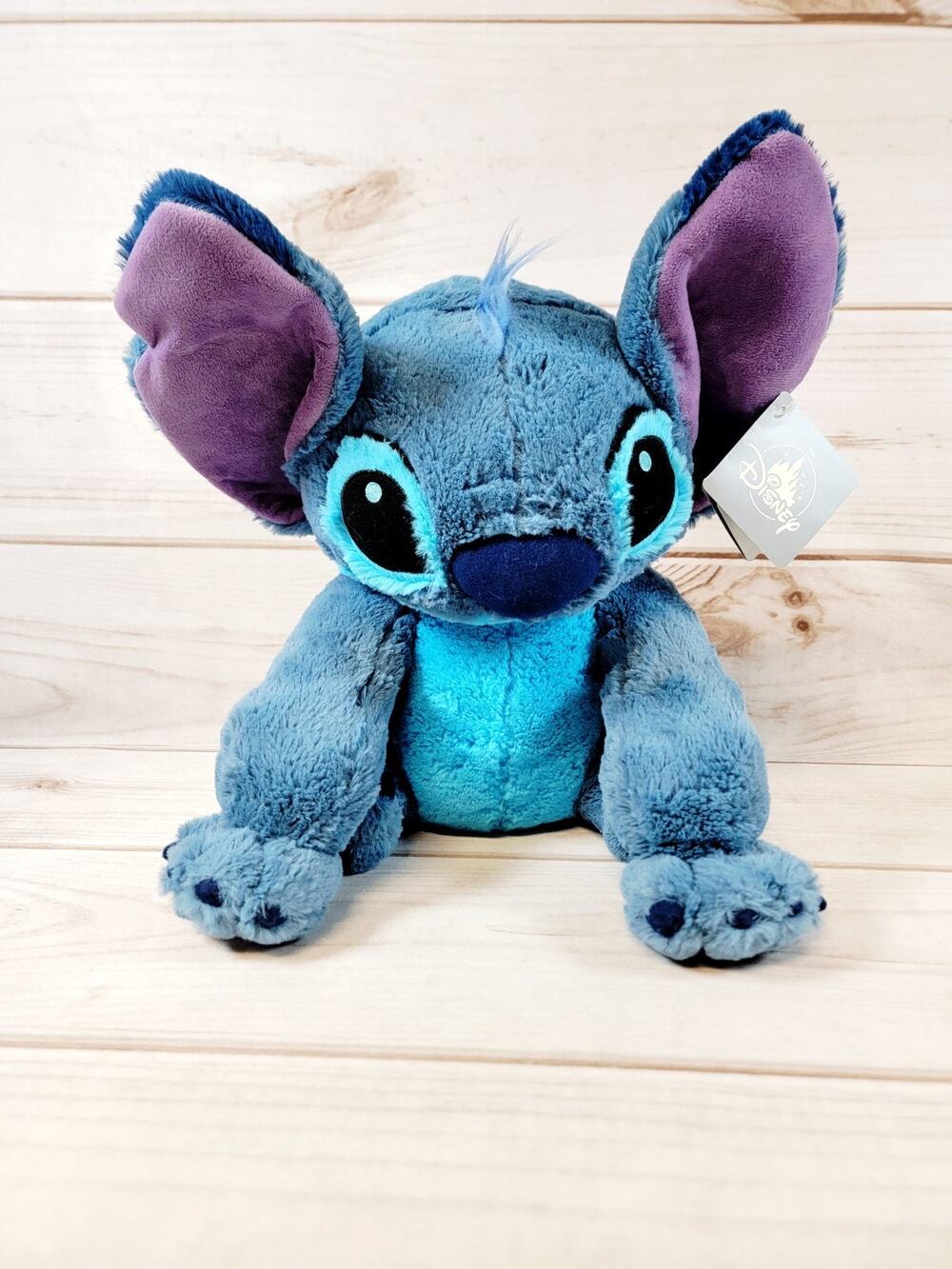 Disney Parks Lilo & Stitch Blue 14" Soft Stuffed Toy Plush Authentic W/ Tags